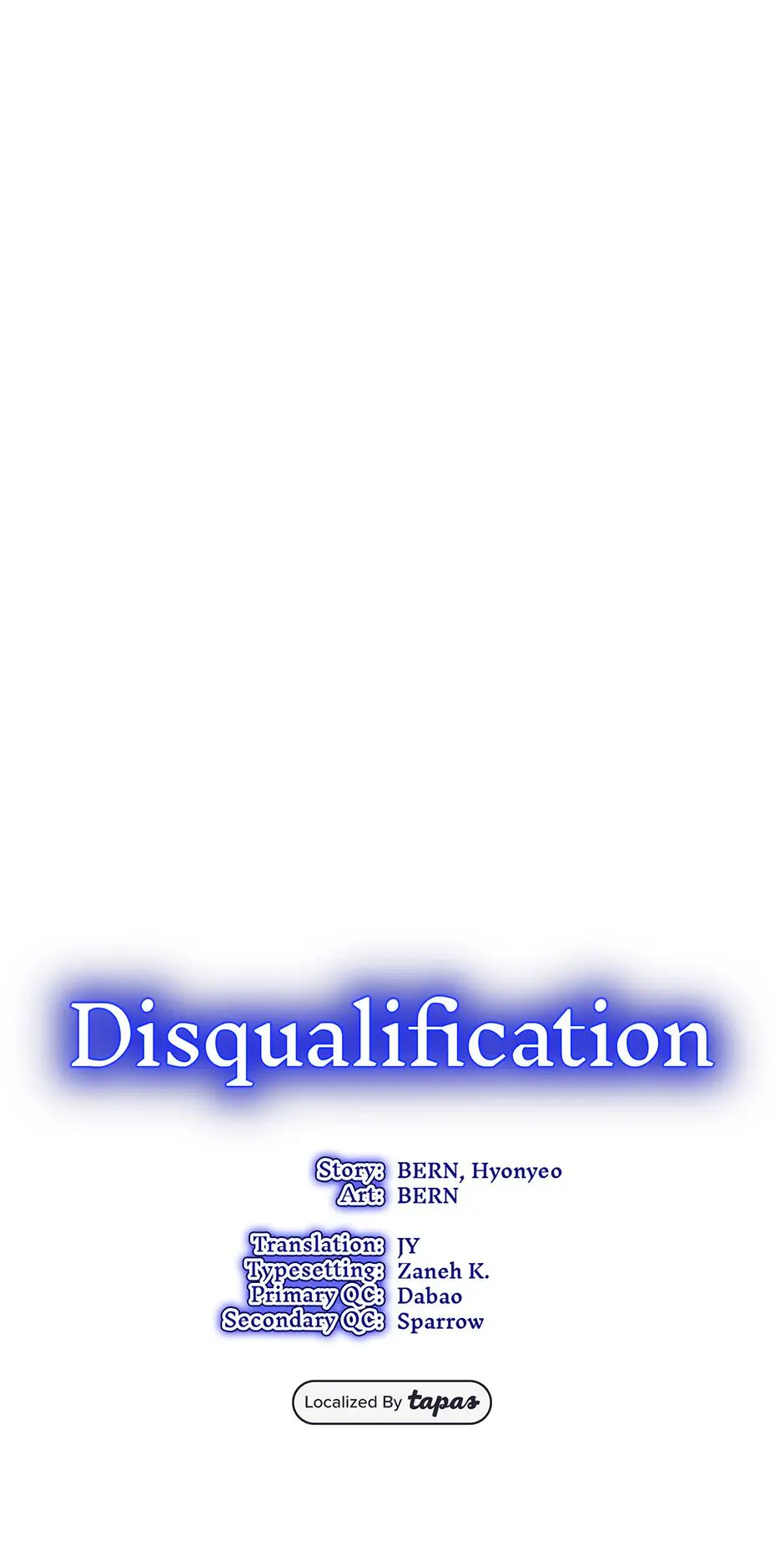 Reasons For Disqualification - Chapter 17