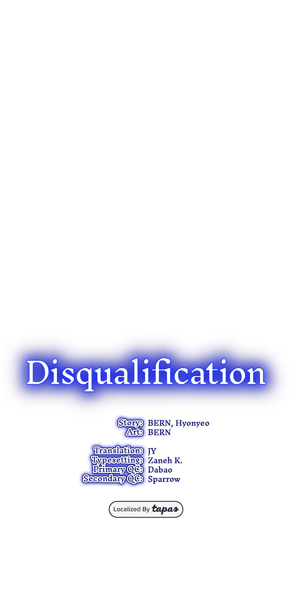 Reasons For Disqualification - Chapter 19