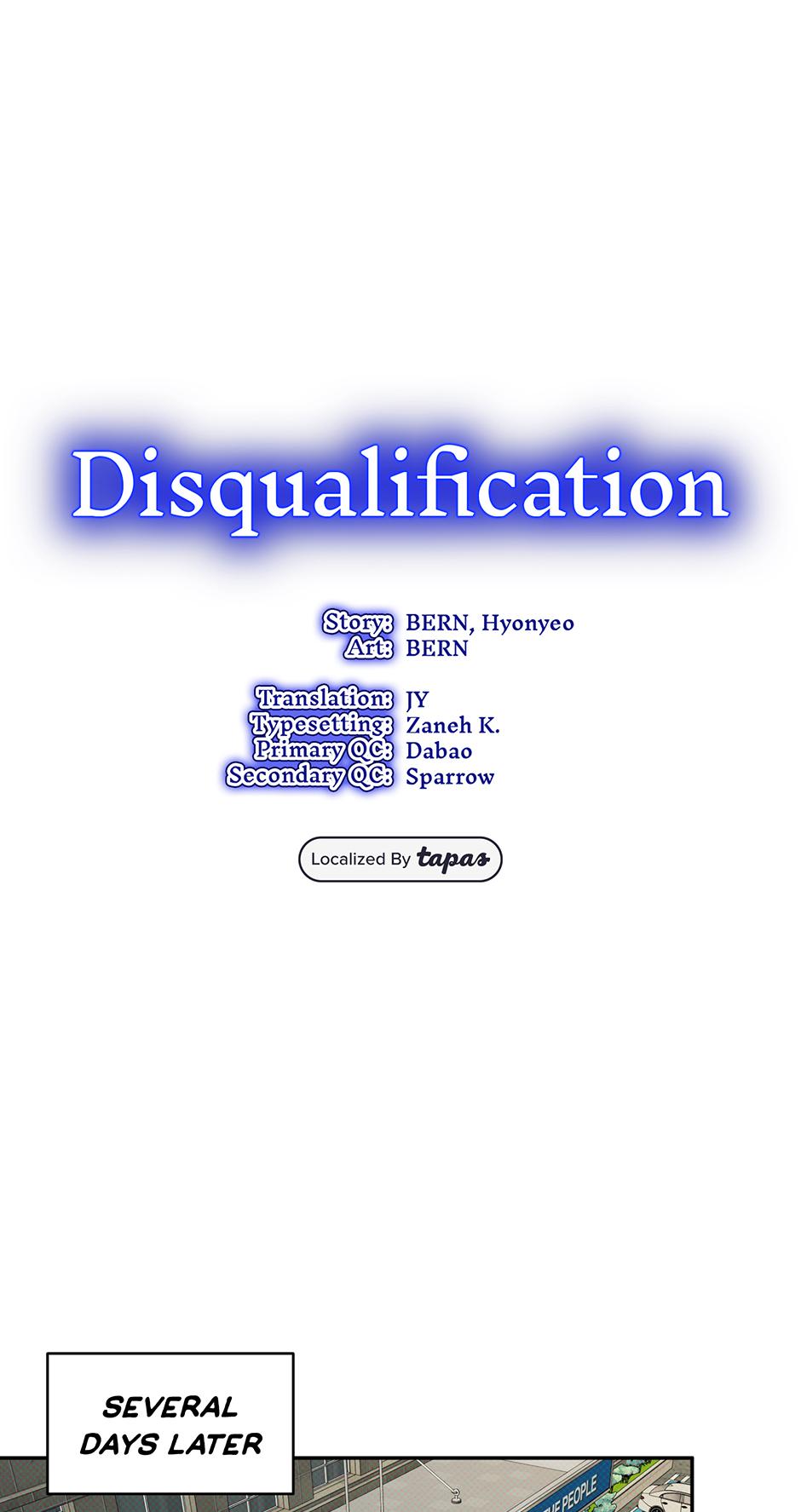 Reasons For Disqualification - Chapter 26