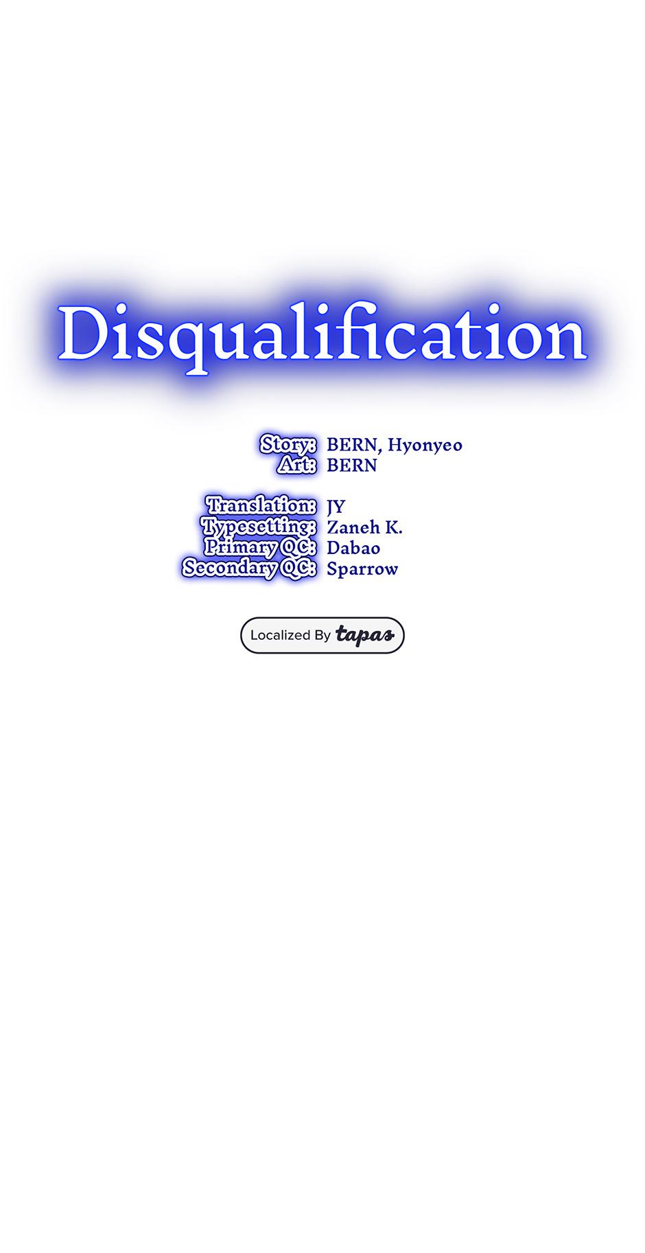 Reasons For Disqualification - Chapter 21