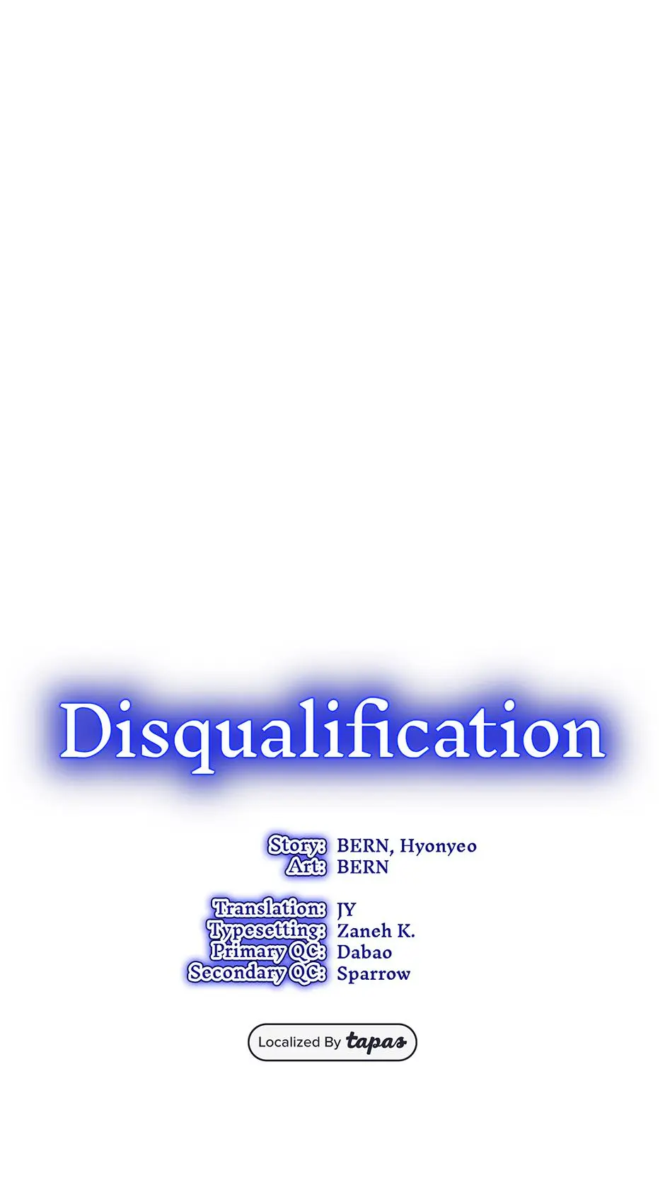 Reasons For Disqualification - Chapter 9