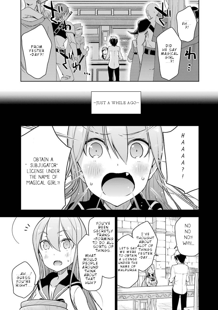 Isekai De Saikyou No Tsue Ni Tensei Shita Ore Ga Iyagaru Shoujo Wo Muriyari Mahou Shoujo Ni P Suru! - Vol.2 Chapter 5: How'd This Happen?!