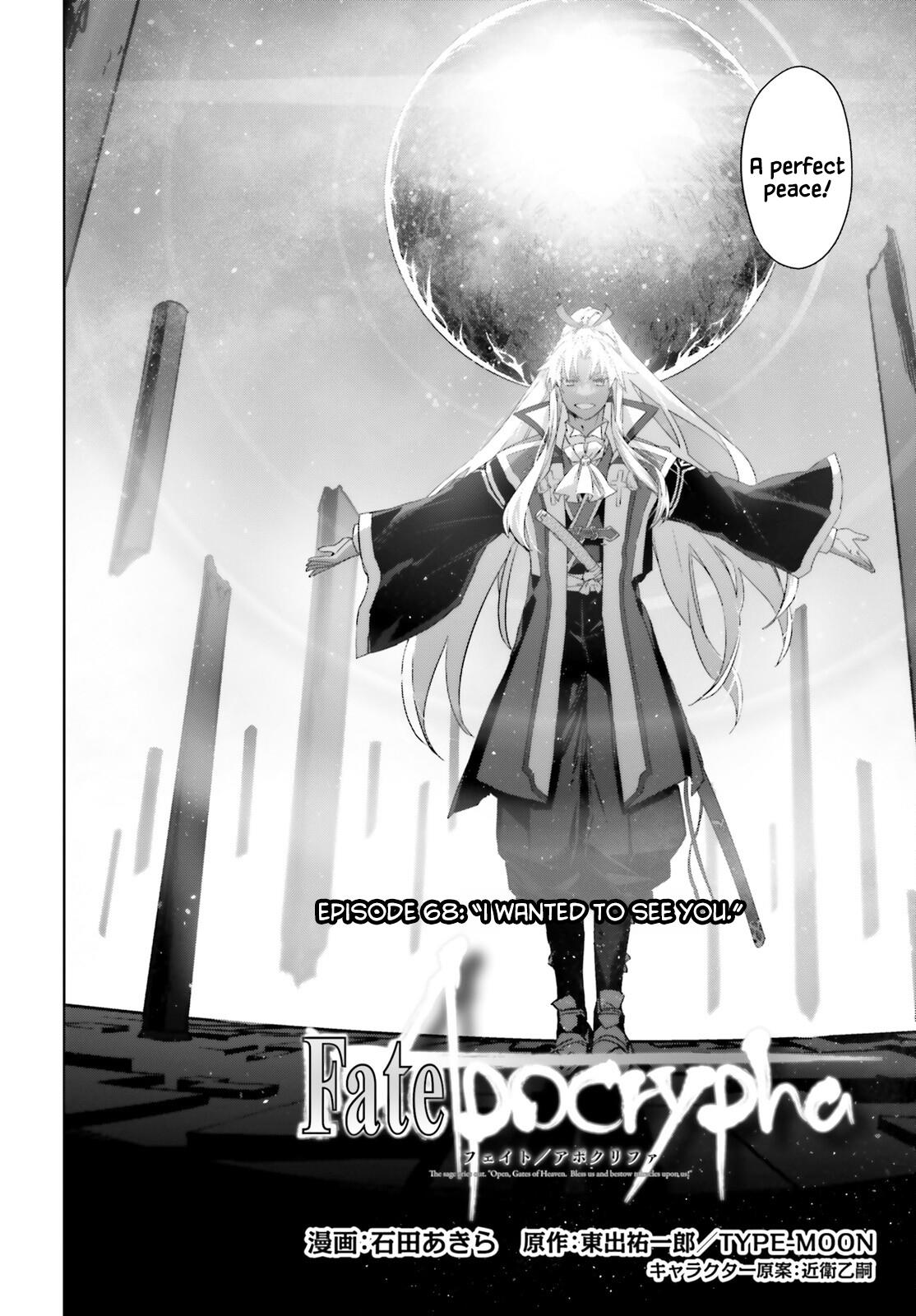 Fate/Apocrypha - Vol.15 Chapter 68: Episode: 68 "I Wanted To See You"