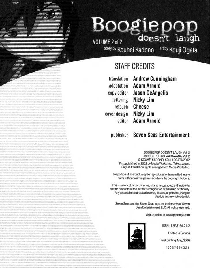 Boogiepop Doesn't Laugh - Vol.2 Chapter 22