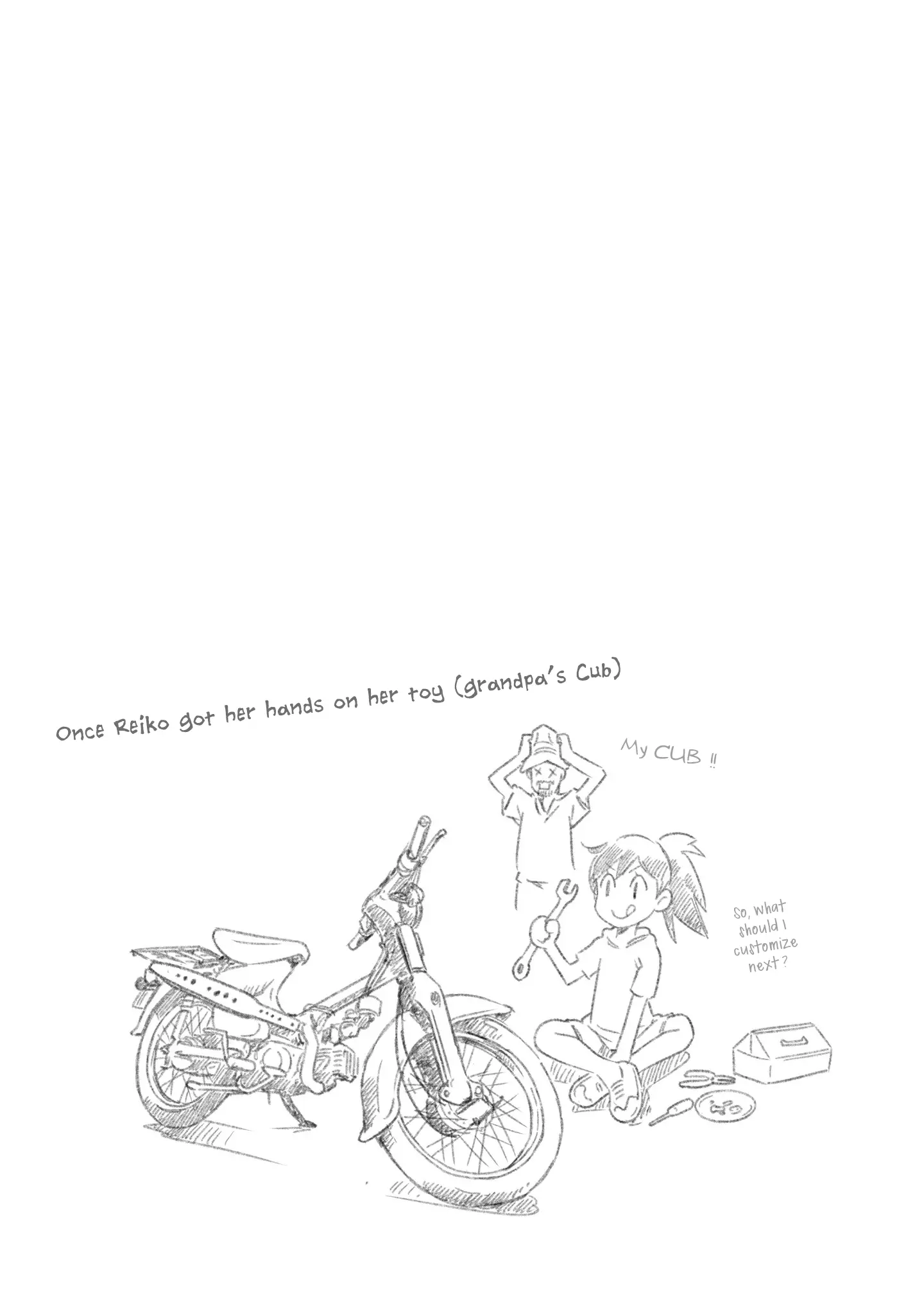 Super Cub Rei - Vol.1 Chapter 4.5: Volume 1 Extras