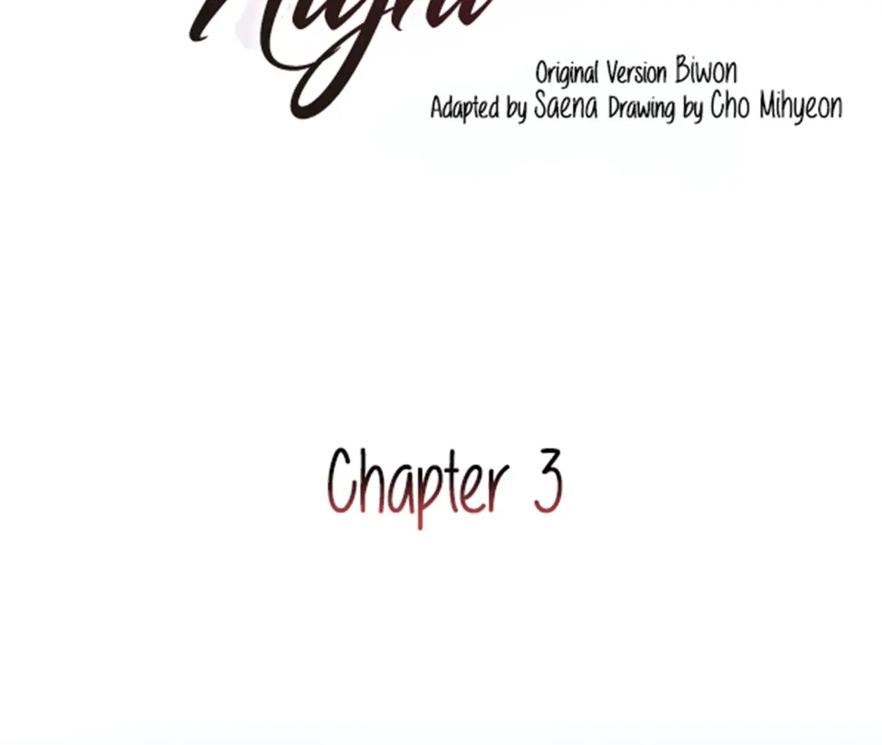 Flowers Crossing The Night - Chapter 3