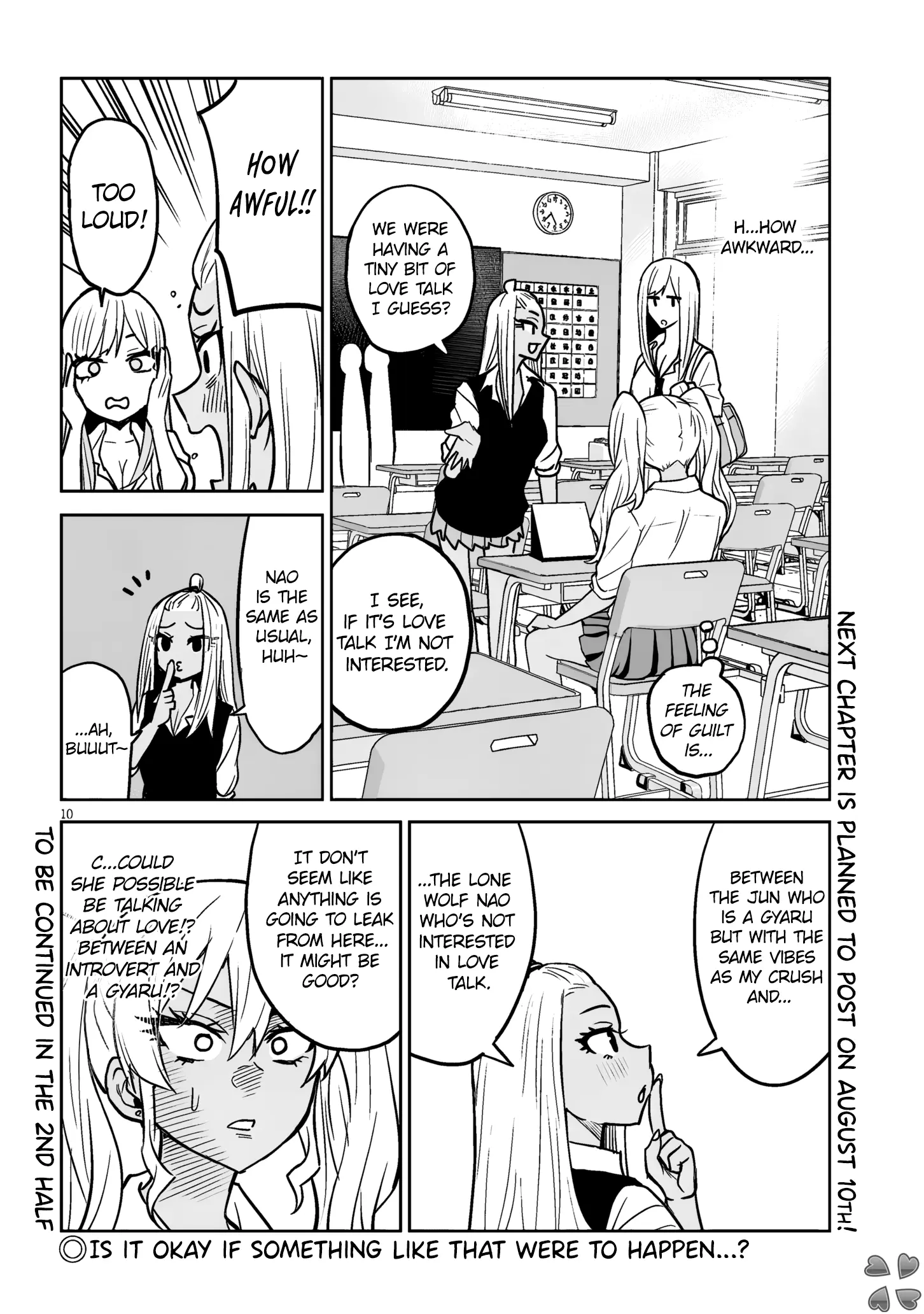 I’m A High School Boy, But I Got Gender-Swapped Into A Gyaru - Chapter 8.1