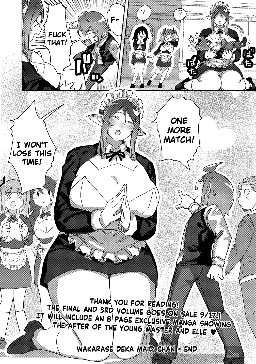 The Giant Maid Puts You In Your Place ♥ - Vol.3 Chapter 22: Giant Maid And The Endless Battle!