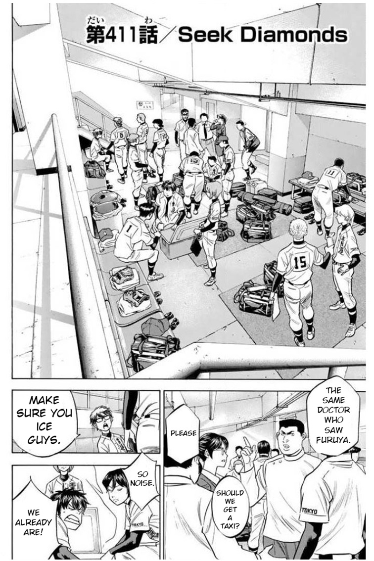 Daiya No A - Vol.46 Chapter 411: Seek Diamonds