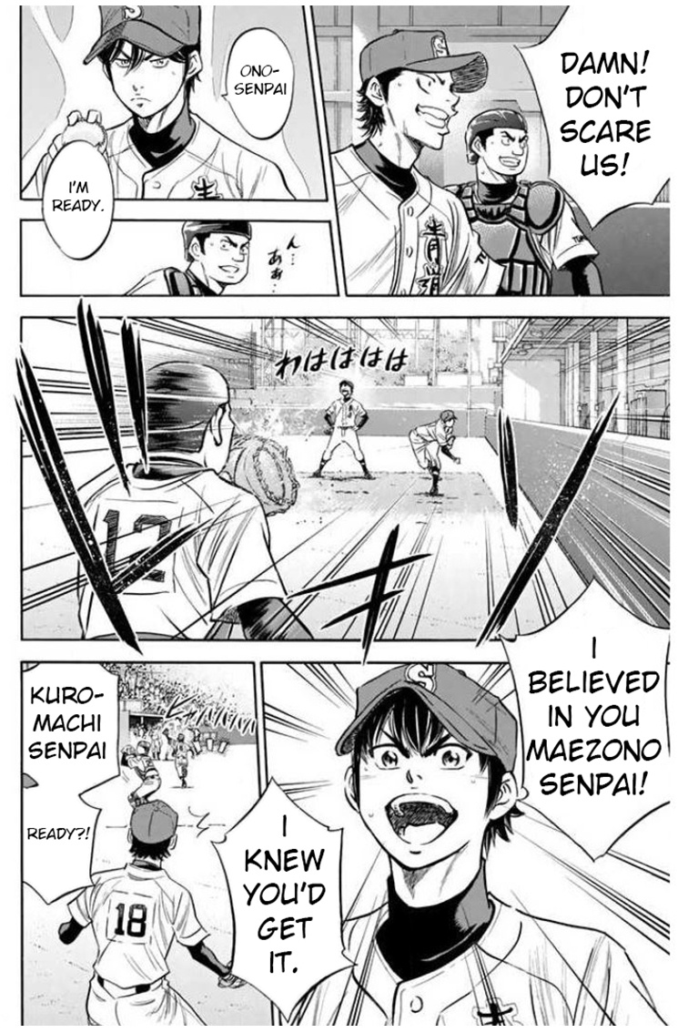 Daiya No A - Vol.46 Chapter 407: Desire To Keep Pitching