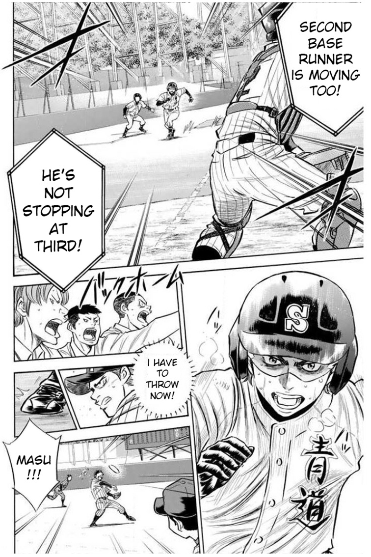 Daiya No A - Vol.46 Chapter 406: Shortstop's Head