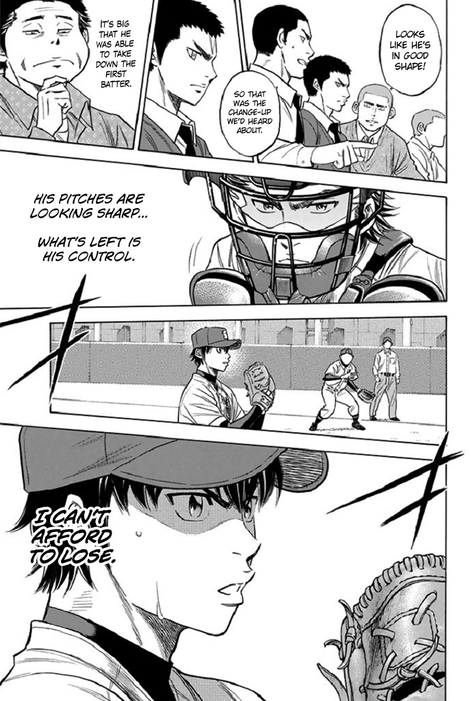 Daiya No A - Vol.39 Chapter 340: I Can't Afford To Lose.