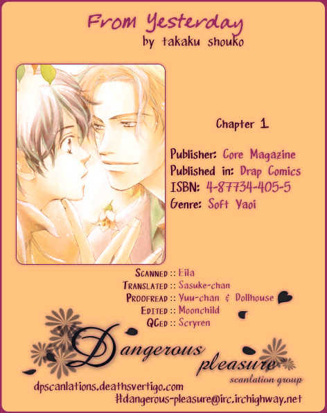 From Yesterday - Vol.1 Chapter 1 : Say You Love Me