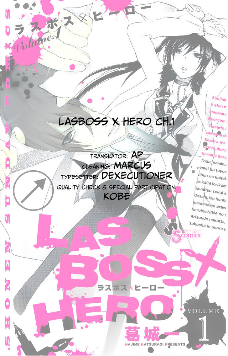 Lasboss X Hero - Vol.1 Chapter 1 : Mangaka's Duty_V2