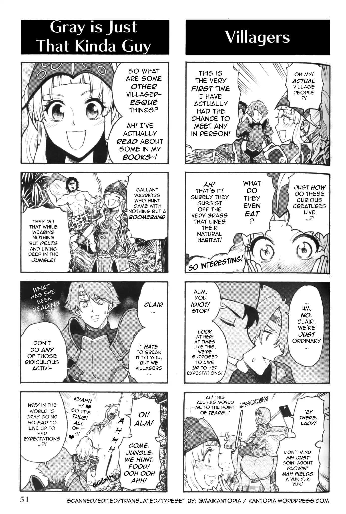 Fire Emblem: Echoes - Shadows Of Valentia Comic Anthology - Vol.1 Chapter 0: 4Koma