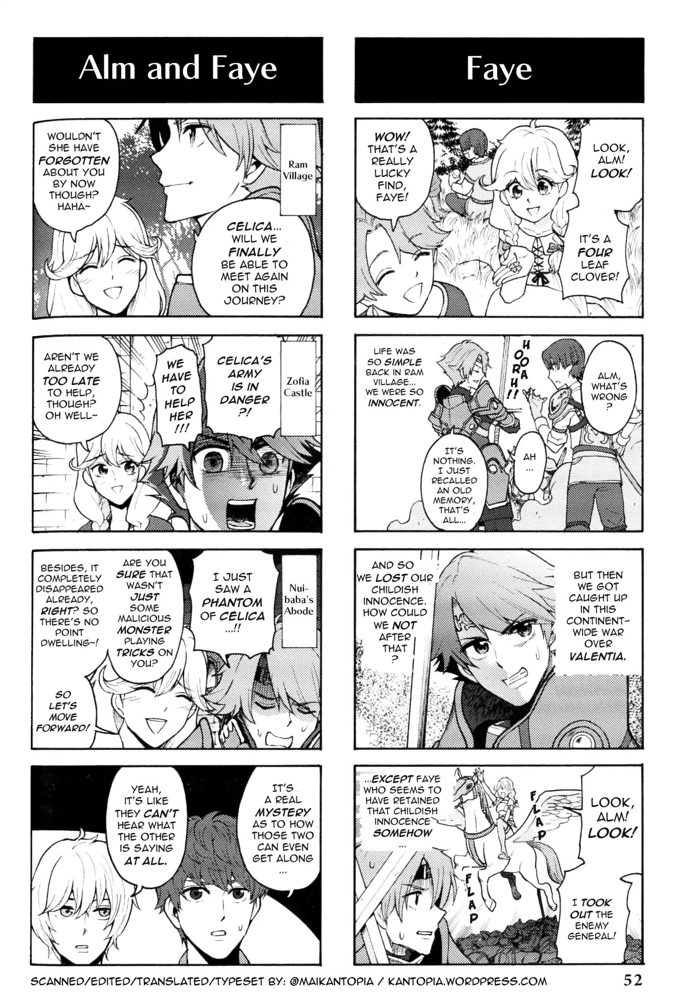 Fire Emblem: Echoes - Shadows Of Valentia Comic Anthology - Vol.1 Chapter 0: 4Koma