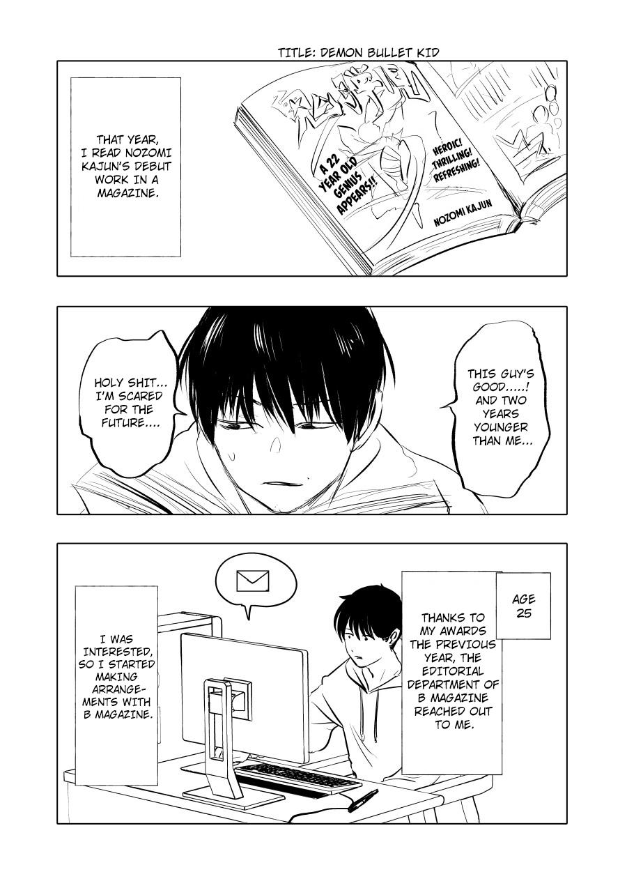 Urekko Mangaka X Utsubyou Mangaka - Chapter 2: Regret・Pride