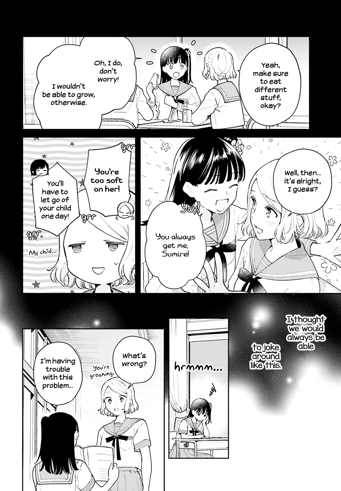 Goukaku No Tame No! Yasashii Sankaku Kankei Nyuumon - Chapter 8.5: When Even The Violets Bloom