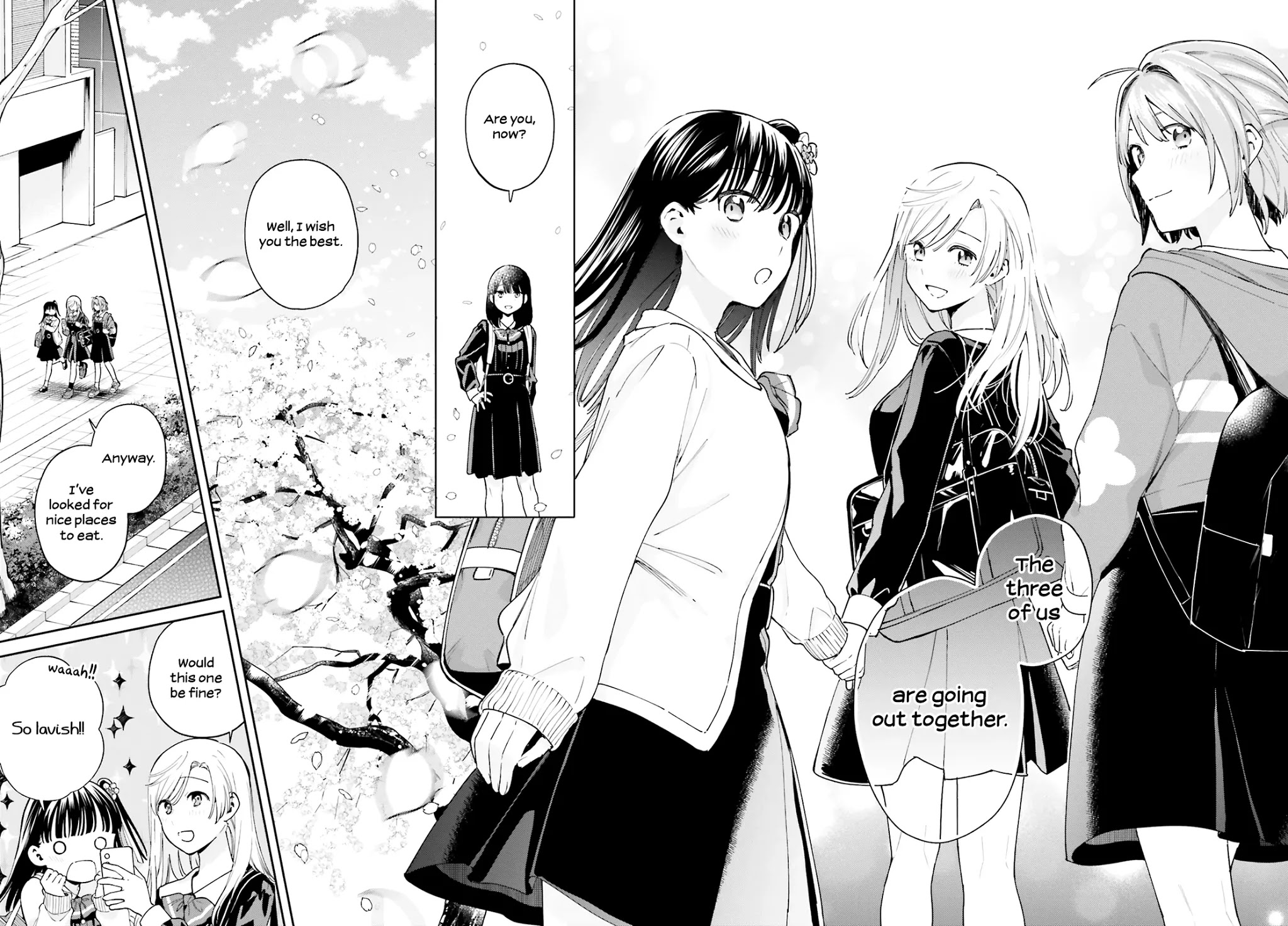 Goukaku No Tame No! Yasashii Sankaku Kankei Nyuumon - Chapter 11: Cherry Blossoms Bloom In Your Future [End]