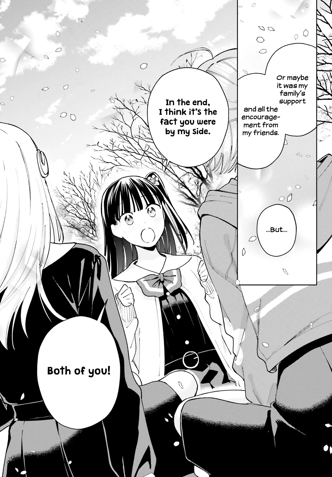 Goukaku No Tame No! Yasashii Sankaku Kankei Nyuumon - Chapter 11: Cherry Blossoms Bloom In Your Future [End]