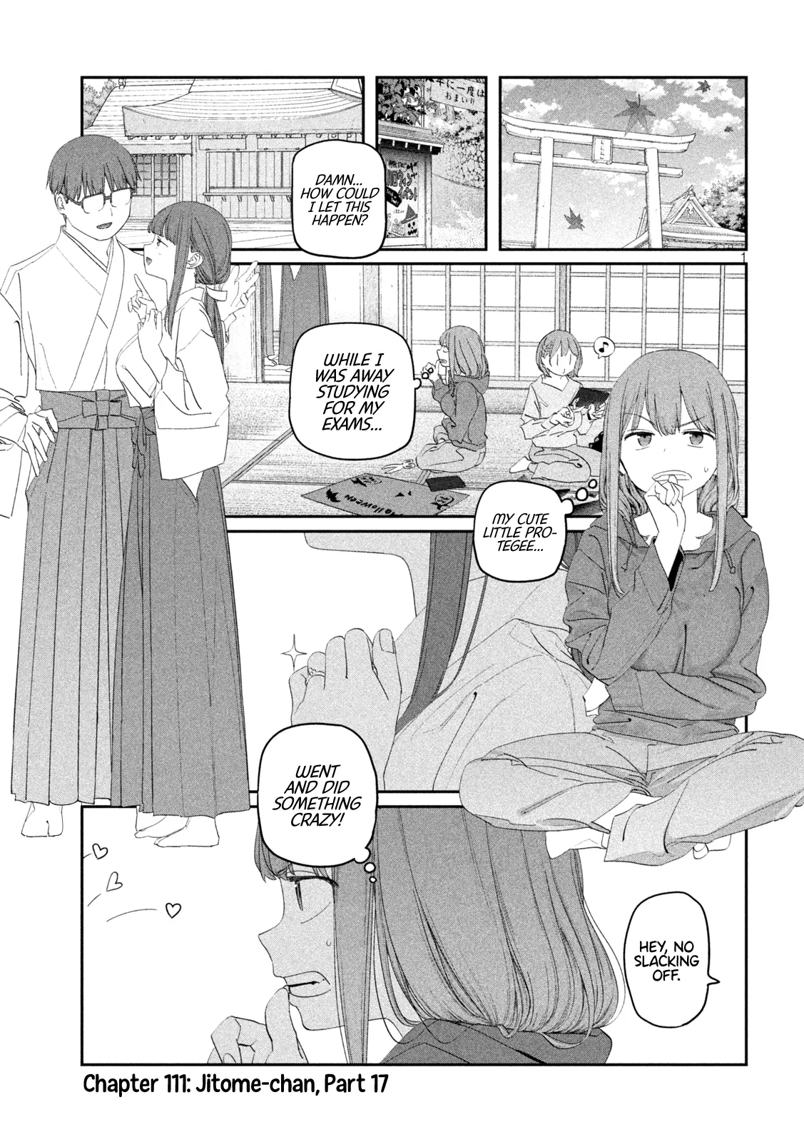 Getsuyoubi No Tawawa - Chapter 111: Jitome-Chan, Part 17