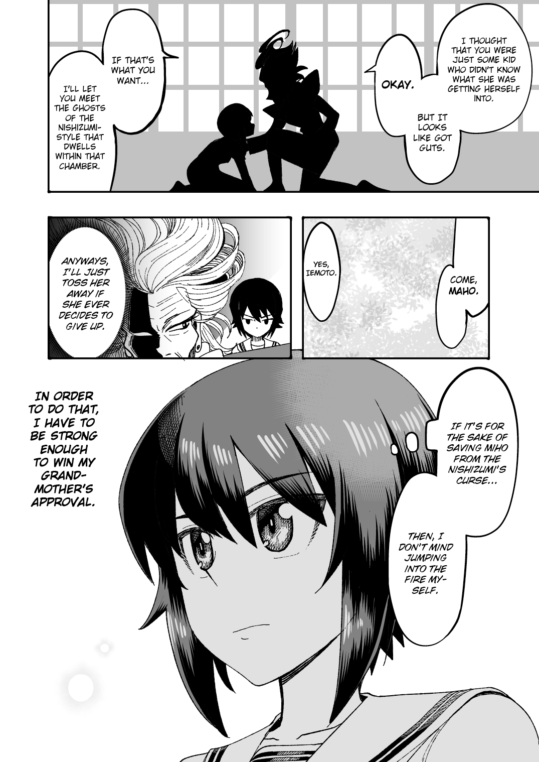 Girls Und Panzer - Middleschool Miho And Erika (Doujinshi) - Vol.3 Chapter 32.1: Epilogue 01 - Maho's Decision