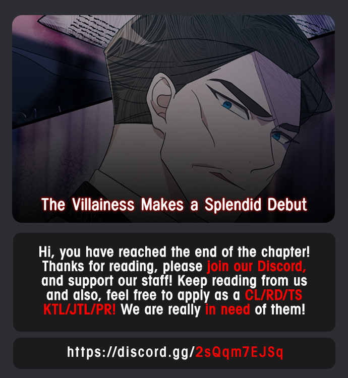 The Villainess Makes A Splendid Debut - Chapter 5