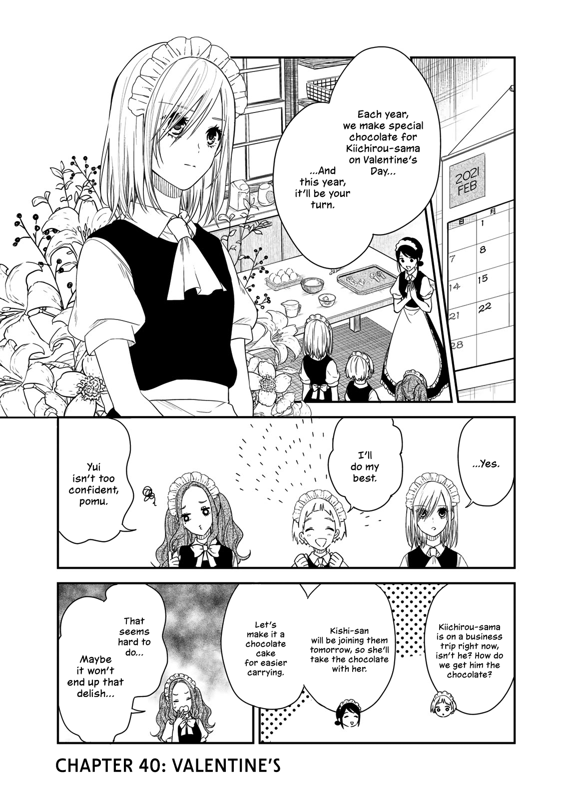 Maid No Kishi-San - Vol.4 Chapter 40: Valentine's