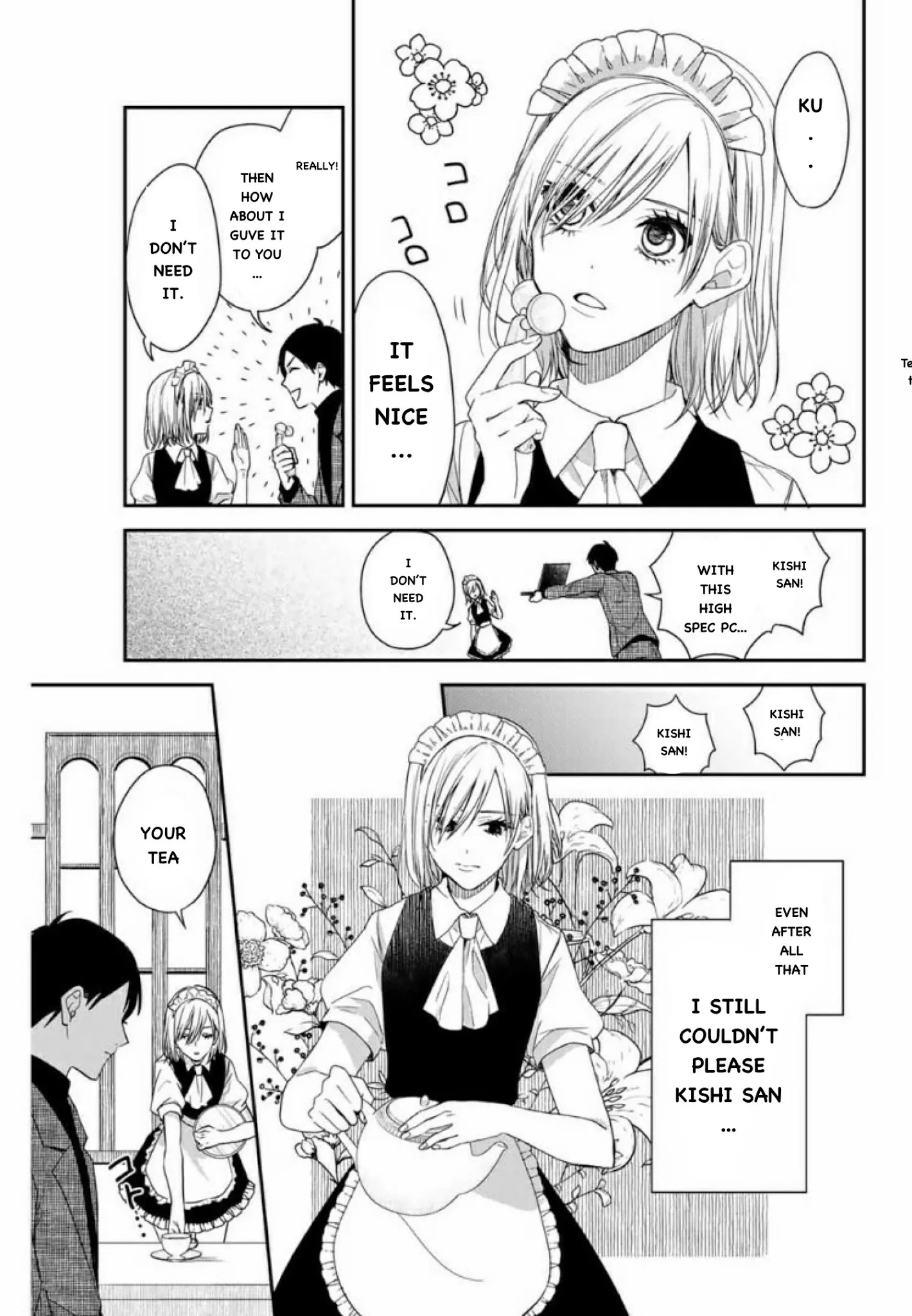 Maid No Kishi-San - Chapter 1: Kishi-San Does Not Laugh