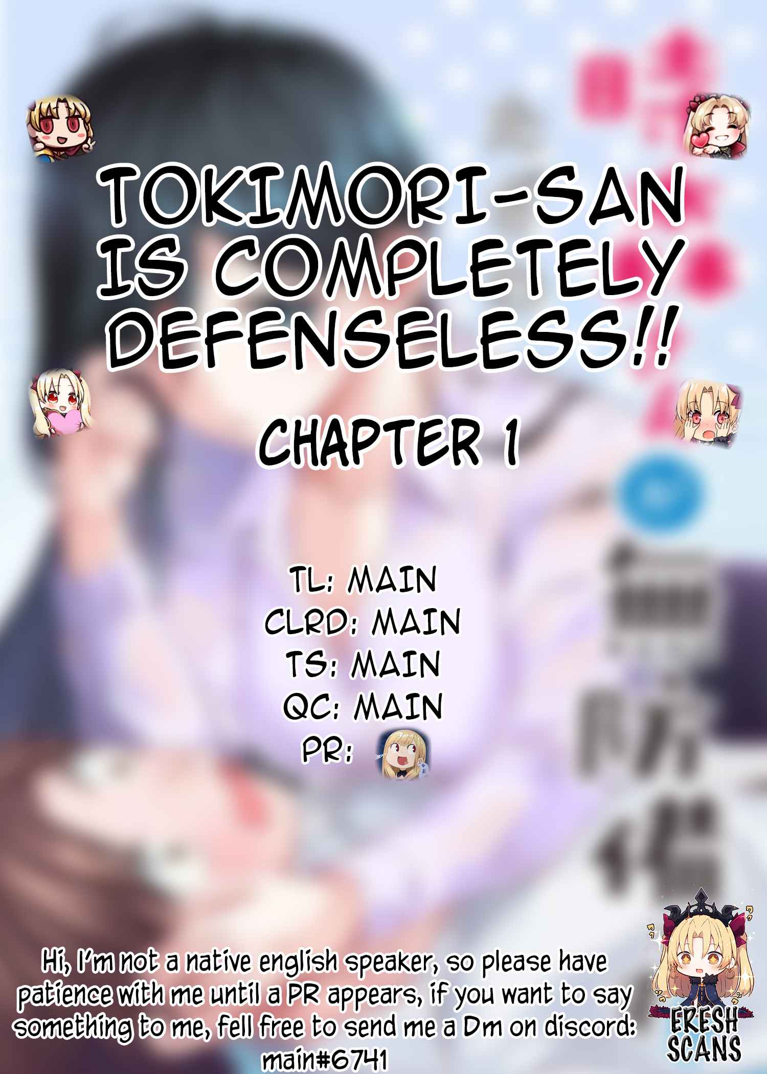 Tokimori-San Ga Muboubi Desu!! - Chapter 1