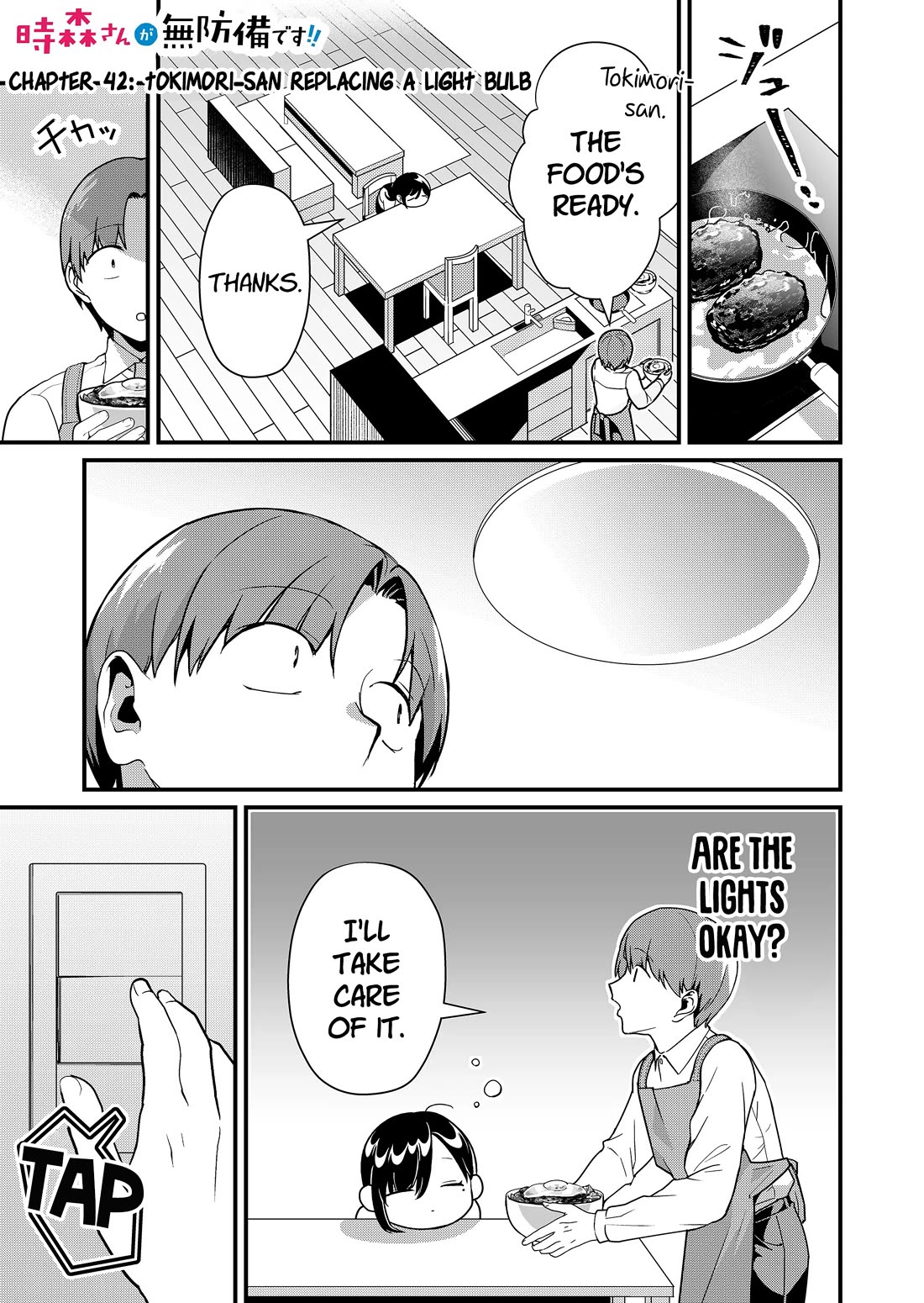 Tokimori-San Ga Muboubi Desu!! - Chapter 42: Tokimori-San Replacing A Light Bulb