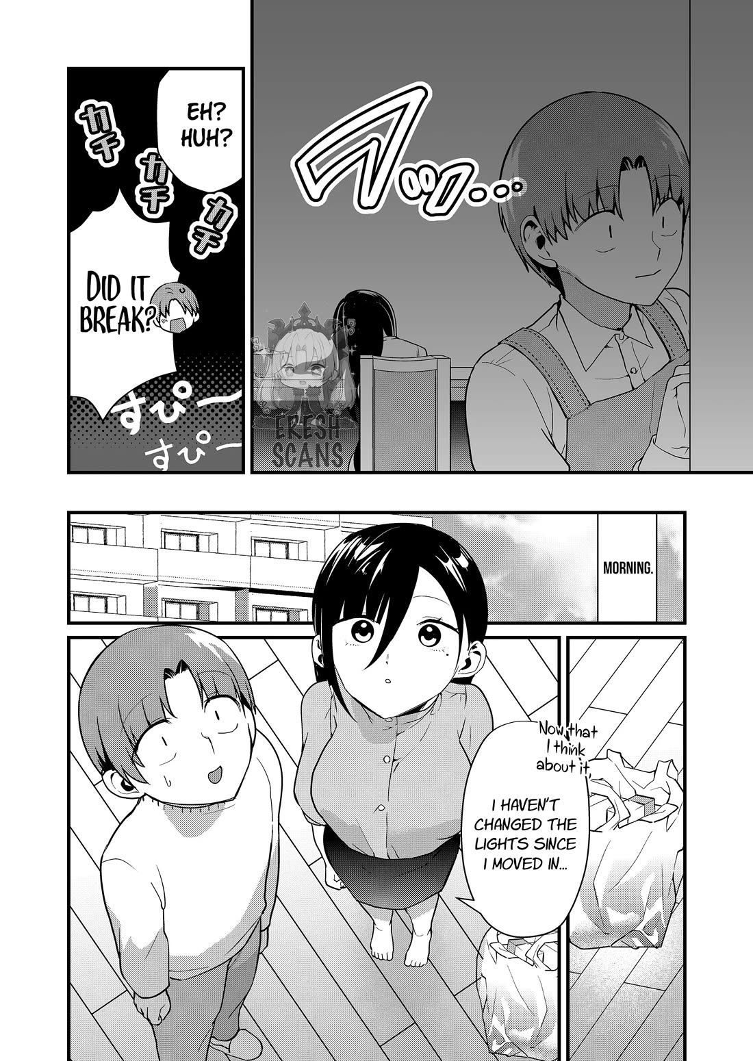 Tokimori-San Ga Muboubi Desu!! - Chapter 42: Tokimori-San Replacing A Light Bulb