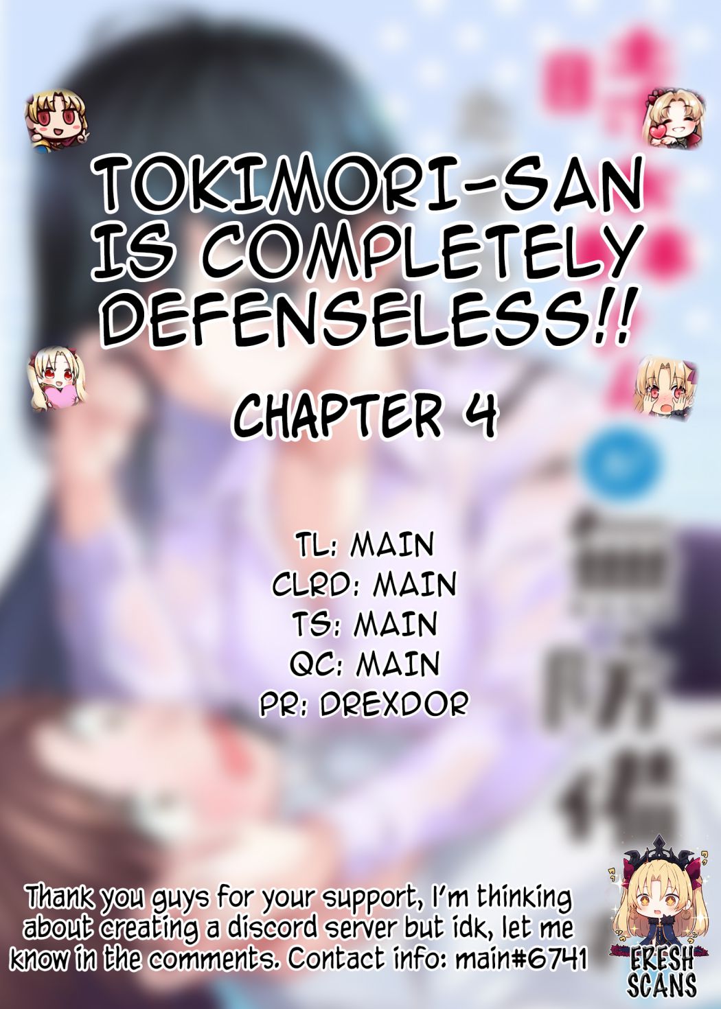 Tokimori-San Ga Muboubi Desu!! - Chapter 4