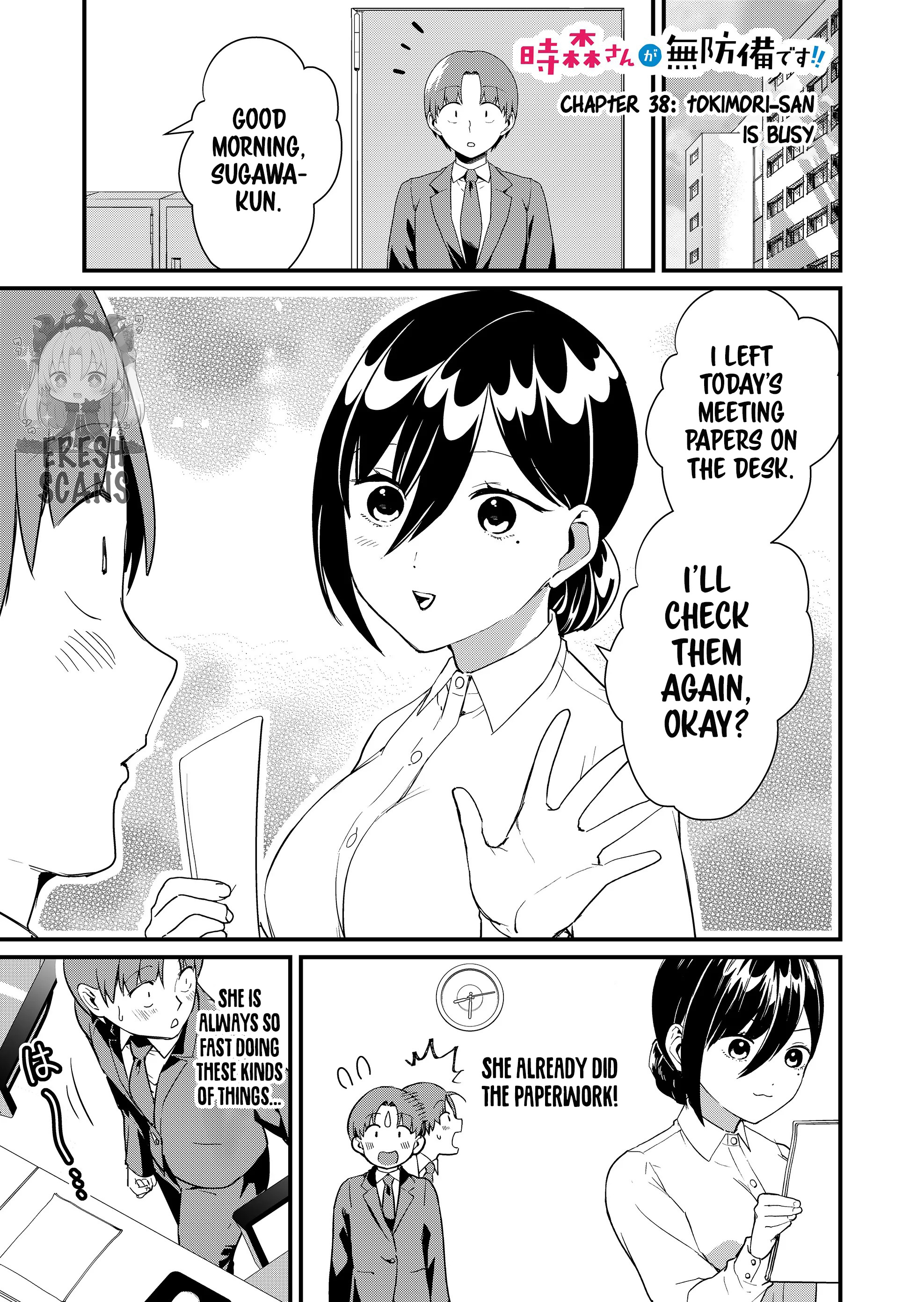 Tokimori-San Ga Muboubi Desu!! - Chapter 38: Tokimori-San Is Busy