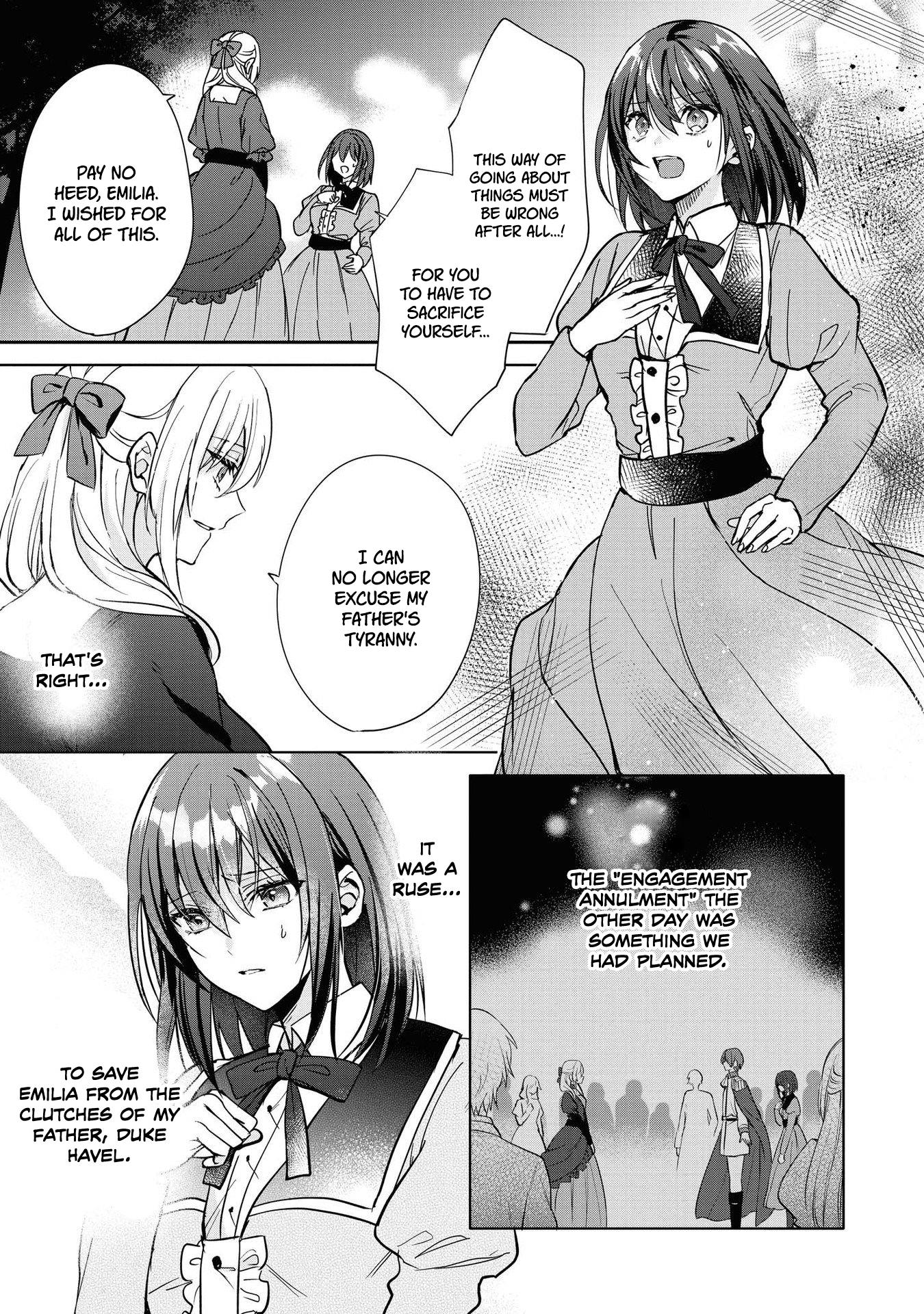 I'm The Villainess, But I'm Being Captured By The Heroine?! Anthology - Vol.1 Chapter 5: The "Villainess's" Engagement Annulment, Or An Account Of The "Dark Saintess" ~Another Story~