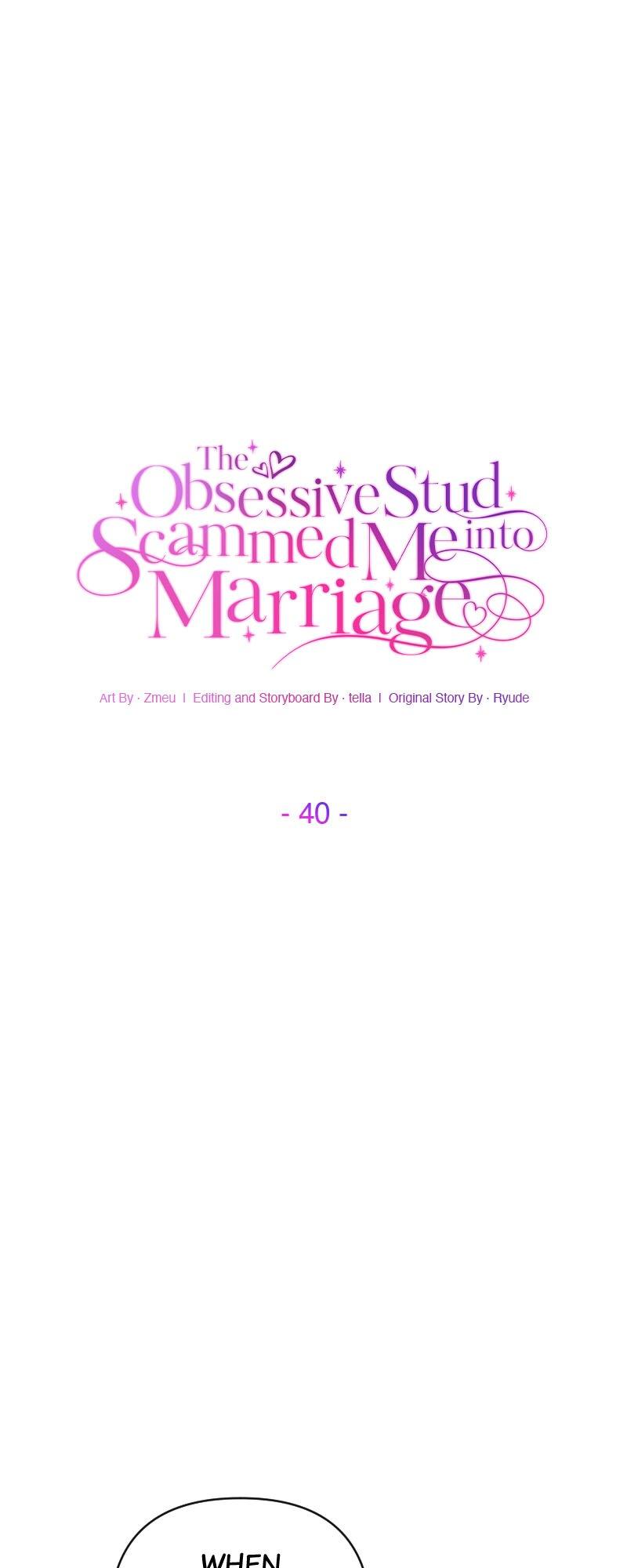 The Obsessive Stud Scammed Me Into Marriage - Chapter 40