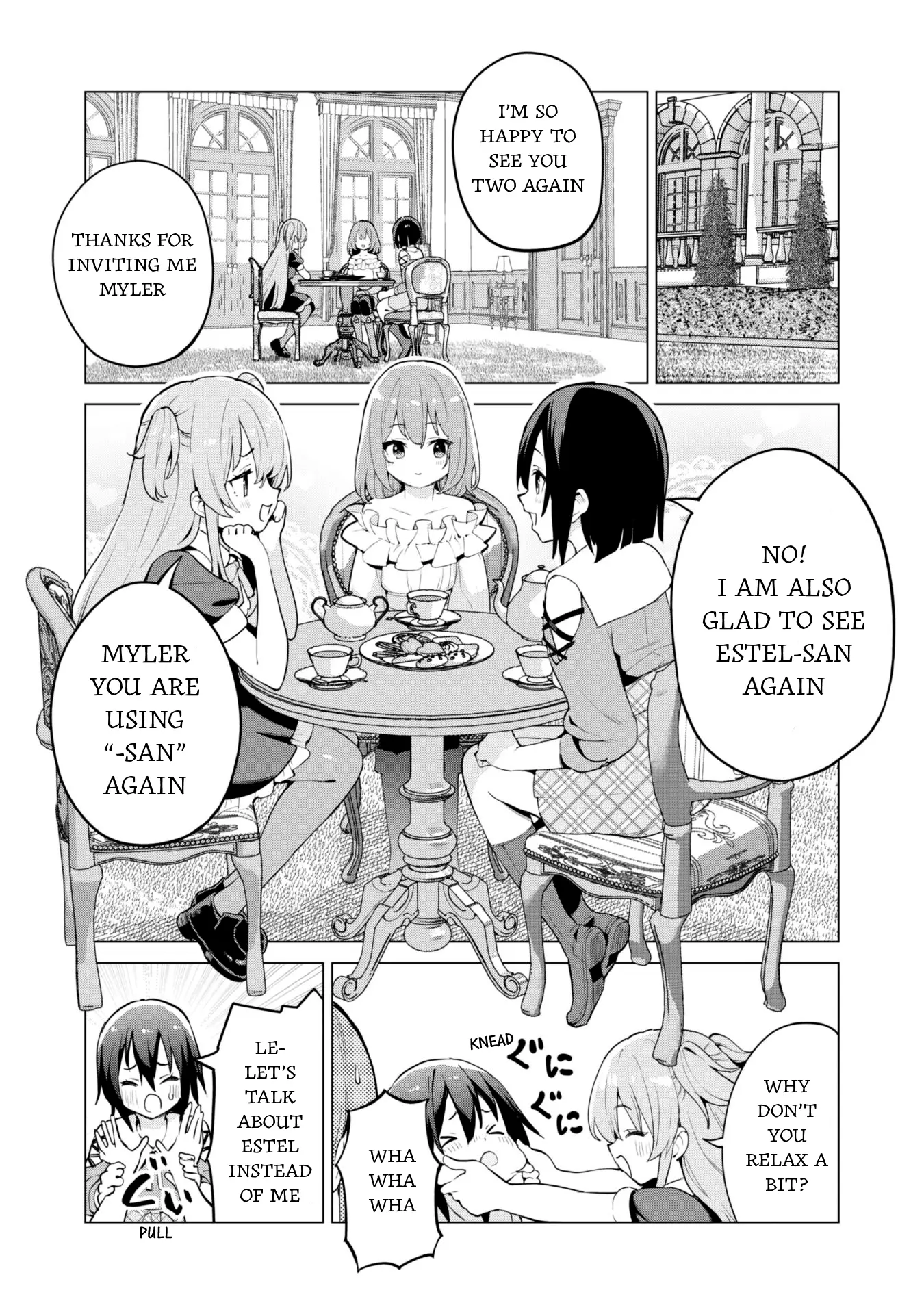 Gacha Wo Mawashite Nakama Wo Fuyasu: Saikyou No Bishoujo Gundan Wo Tsukuriagero - Chapter 65: Estel's First Girls' Party