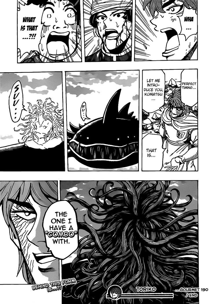 Toriko - Chapter 190 : Knife Vs Kitchen Knife!!