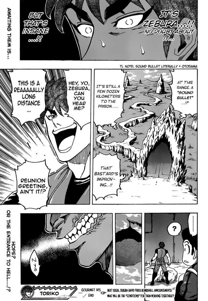 Toriko - Chapter 125 : Journey To The Underworld!!