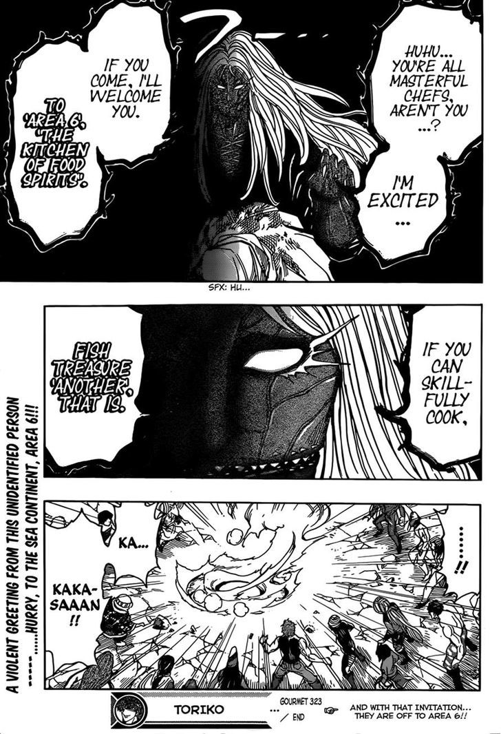 Toriko - Chapter 323 : The Truth Of The Nitro!!