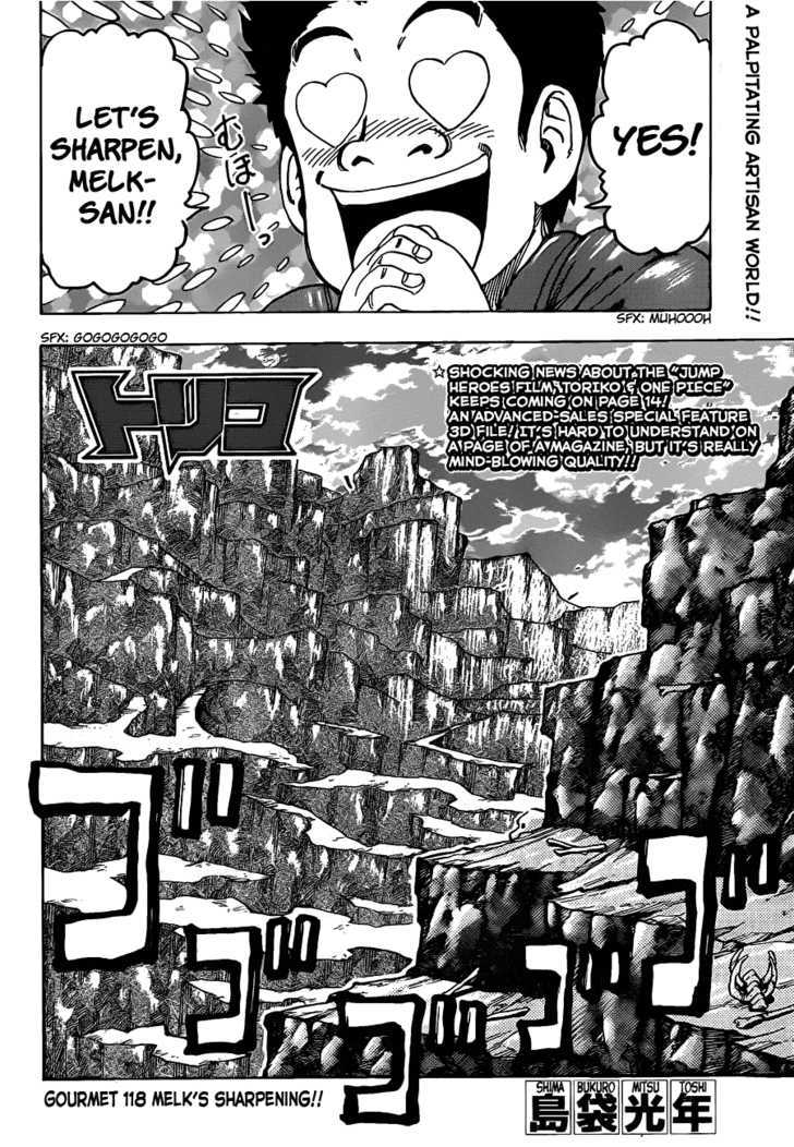 Toriko - Chapter 118 : Melk S Sharpening!!