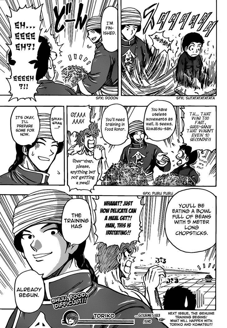 Toriko - Chapter 183 : The Power Of Food Honor!!