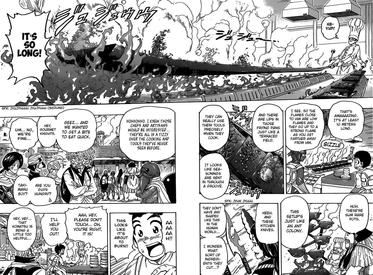 Toriko - Chapter 329 : Thrilled Chefs!!