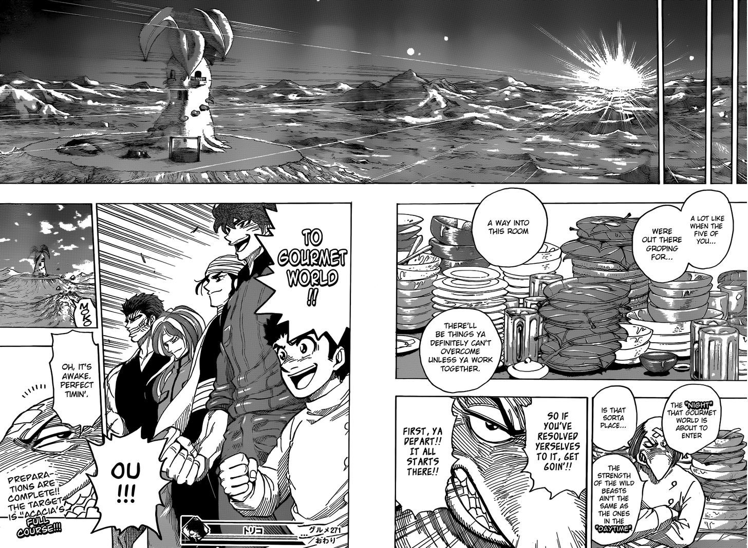 Toriko - Chapter 271 : Ichiryuu S Message!!