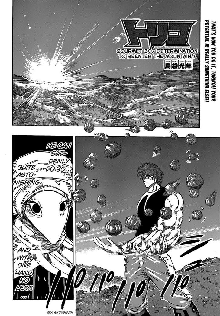 Toriko - Chapter 307 : Determination To Reenter The Mountain!!