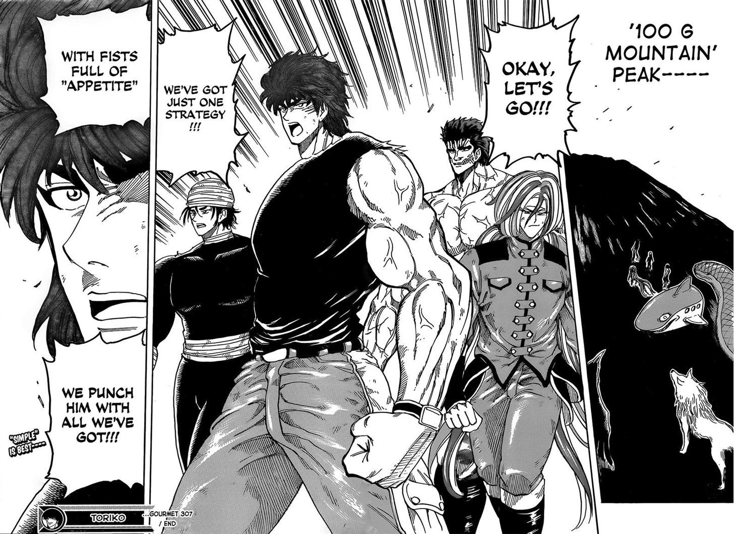 Toriko - Chapter 307 : Determination To Reenter The Mountain!!