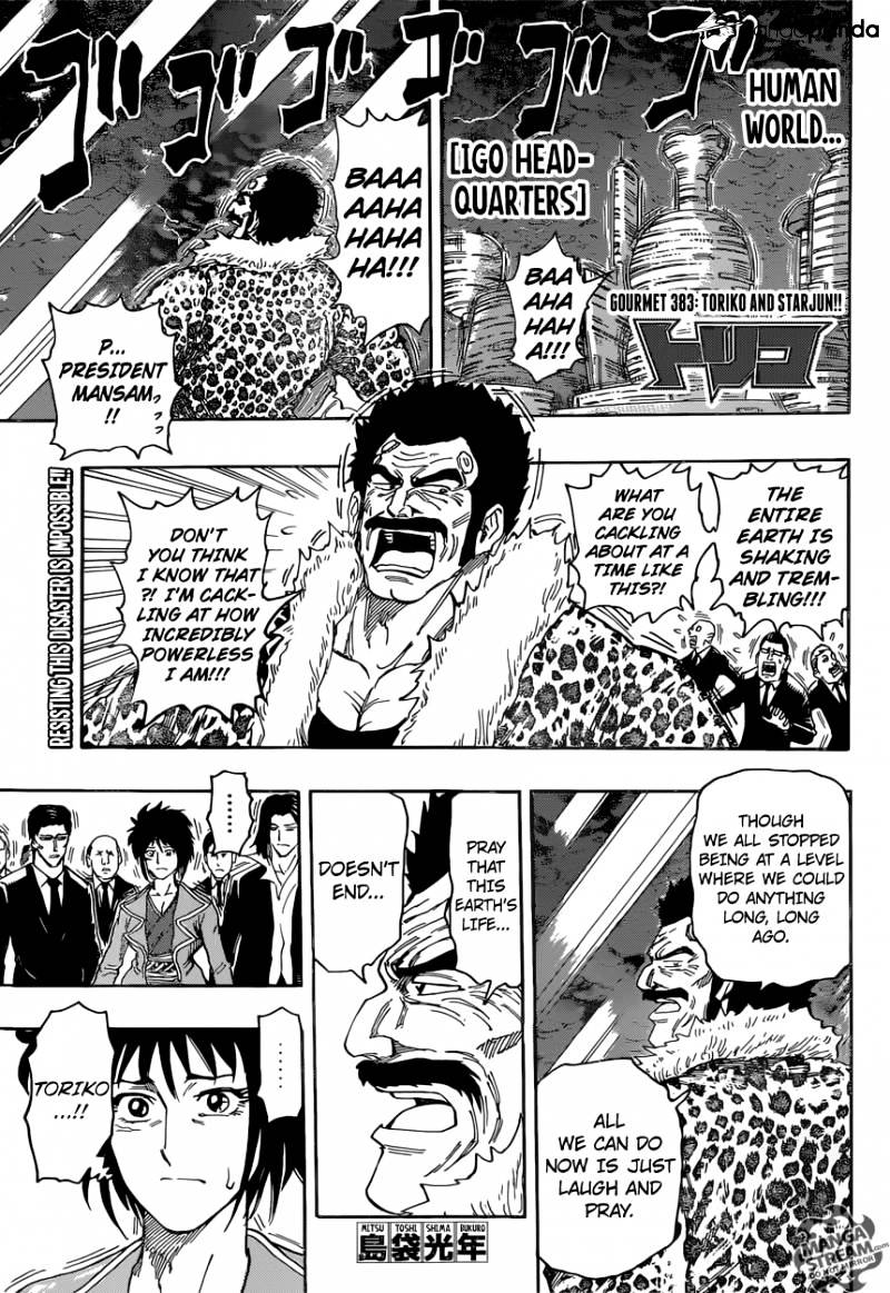 Toriko - Chapter 383 : Toriko And Stajun!!