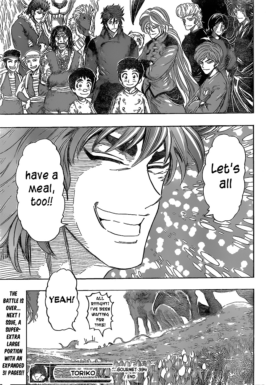 Toriko - Chapter 394 : Toriko S Full Course!!