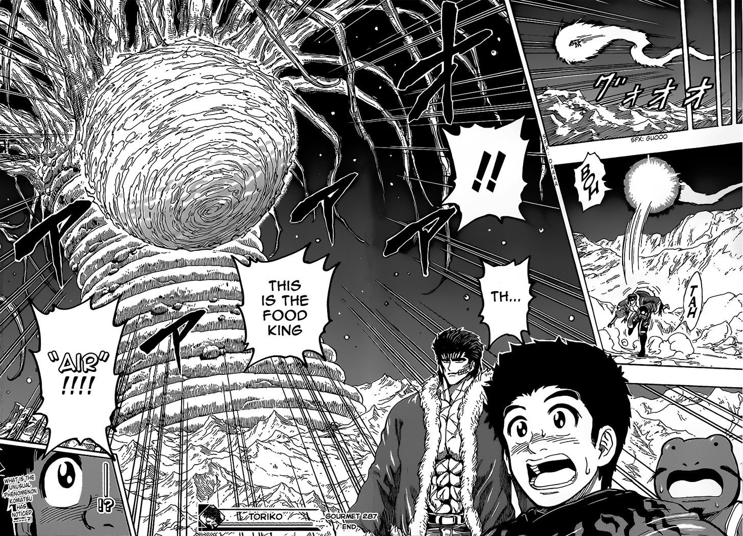 Toriko - Chapter 287 : Slow Rain And Food King Air!!