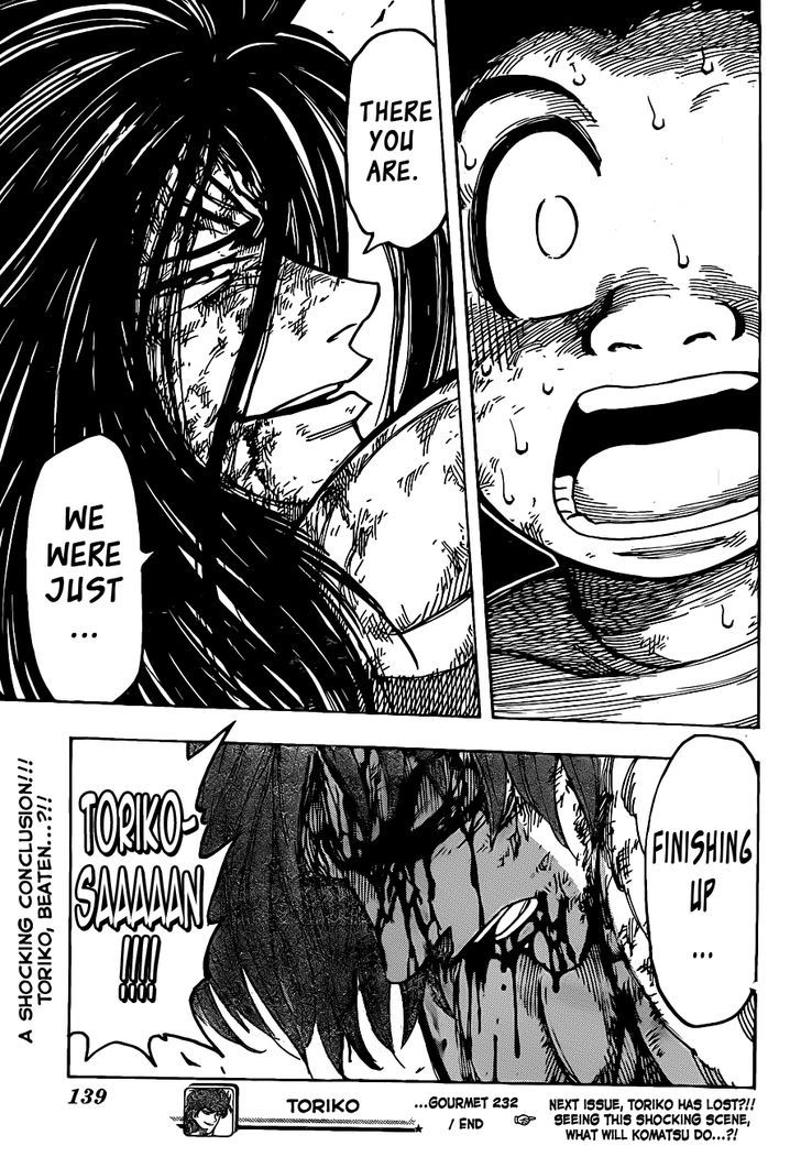 Toriko - Chapter 232 : Wriggling Shadows!!